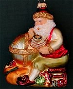 Amenican Santa with Globe